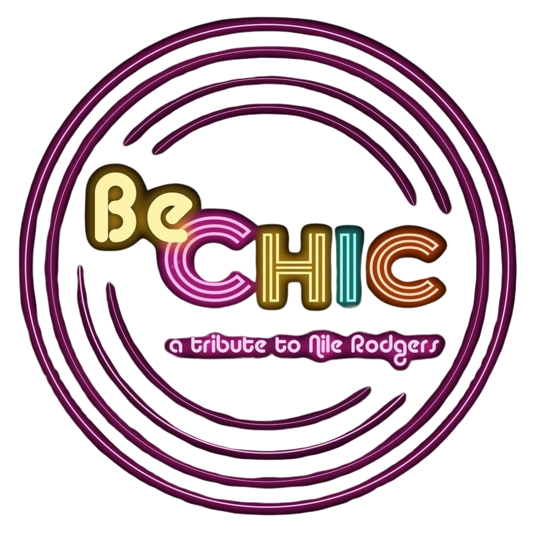 Be Chic logo - Nile Rodgers en Chic tribute band uit België